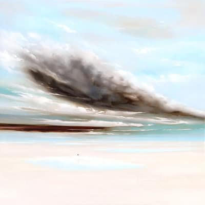 Katherine Wood painting of a seascape